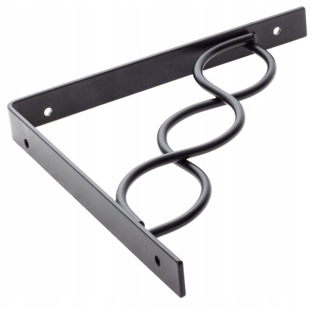 Uchwyt uniwersalny 190mm czarny proszkowy